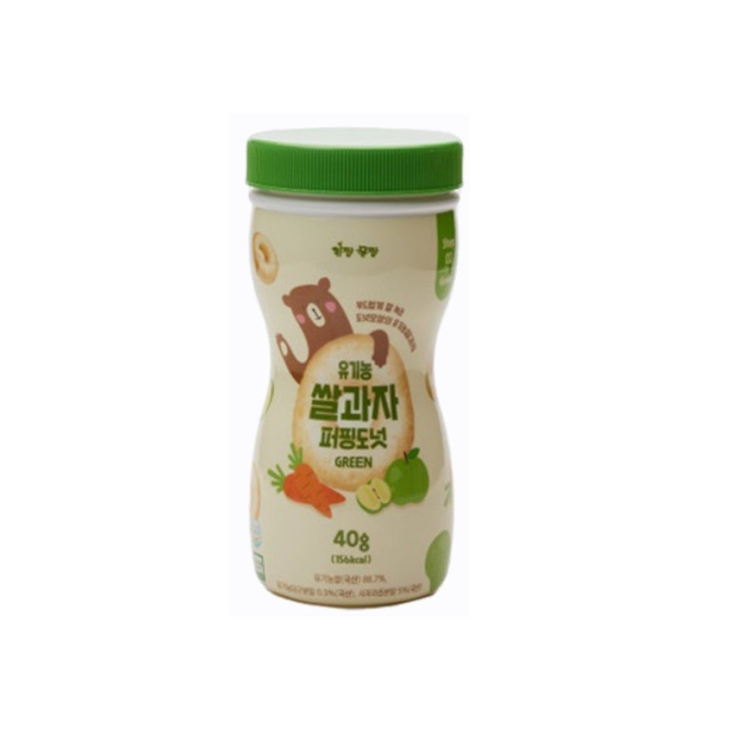 Kidzan Momzan Organic Baby Donut Rice Puff, 40g