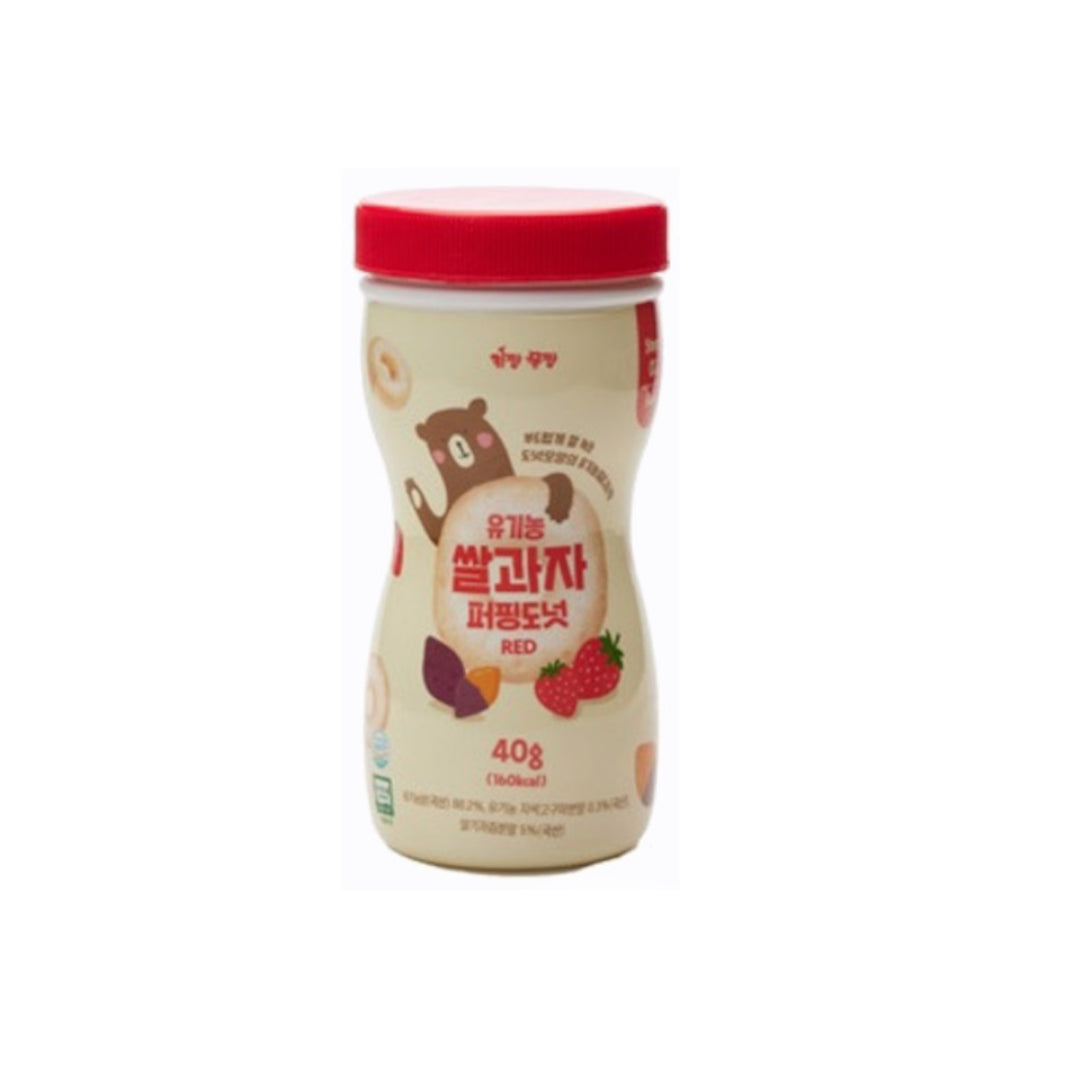 Kidzan Momzan Organic Baby Donut Rice Puff, 40g