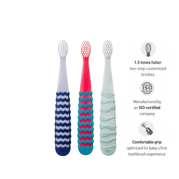 K-Mom Kids Toothbrush 6P Set- Step 2 (5 years - 8 years)