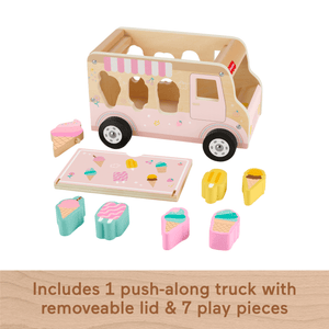 Fisher-Price Wooden Ice Cream Shape Sorter Set