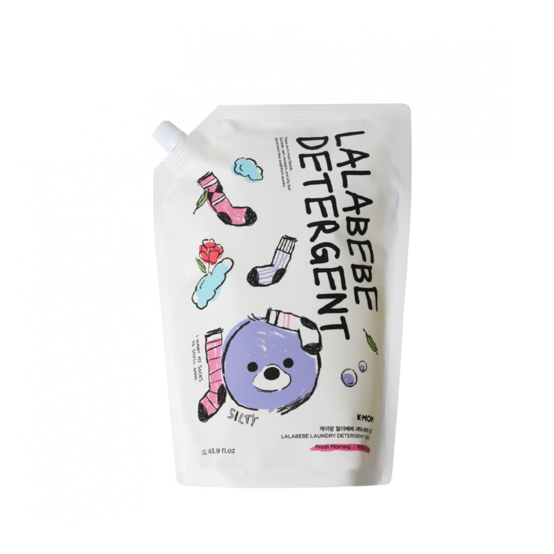 K-MOM Lalabebe Laundry Detergent Refill - Fresh Morning 1.3L
