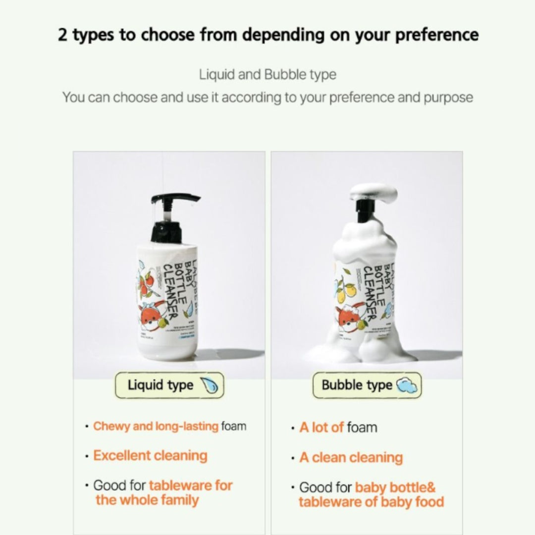 K-Mom Lalabebe Baby Bottle Cleanser (Liquid type) 500ml