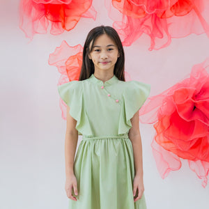 Heritage Series - Girls Cheongsam in Jade