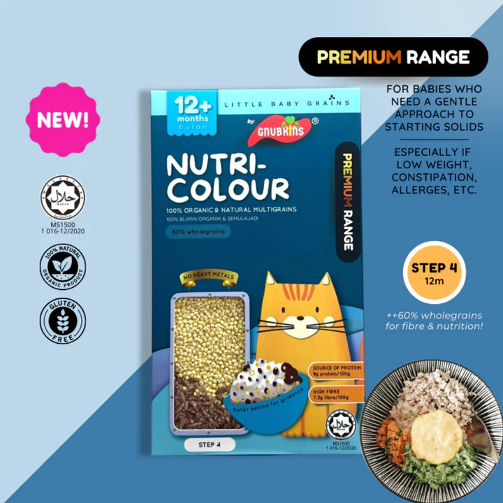 Gnubkins Nutri-Colour from 12 months- Premium Range