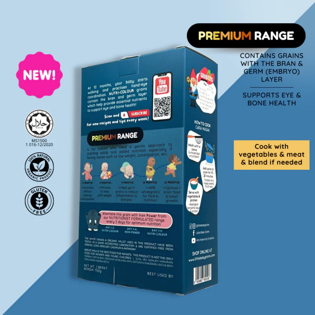 Gnubkins Nutri-Colour from 12 months- Premium Range