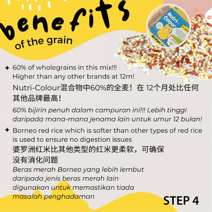 Gnubkins Nutri-Colour from 12 months- Premium Range