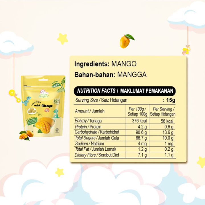 Little Fingers Freeze Dried Mini Fruit 15g (10 months+)