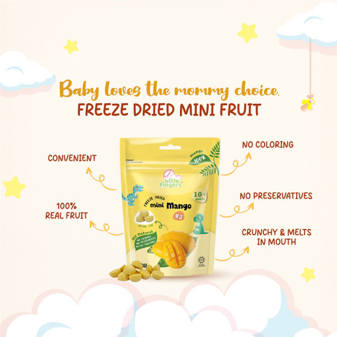Little Fingers Freeze Dried Mini Fruit 15g (10 months+)