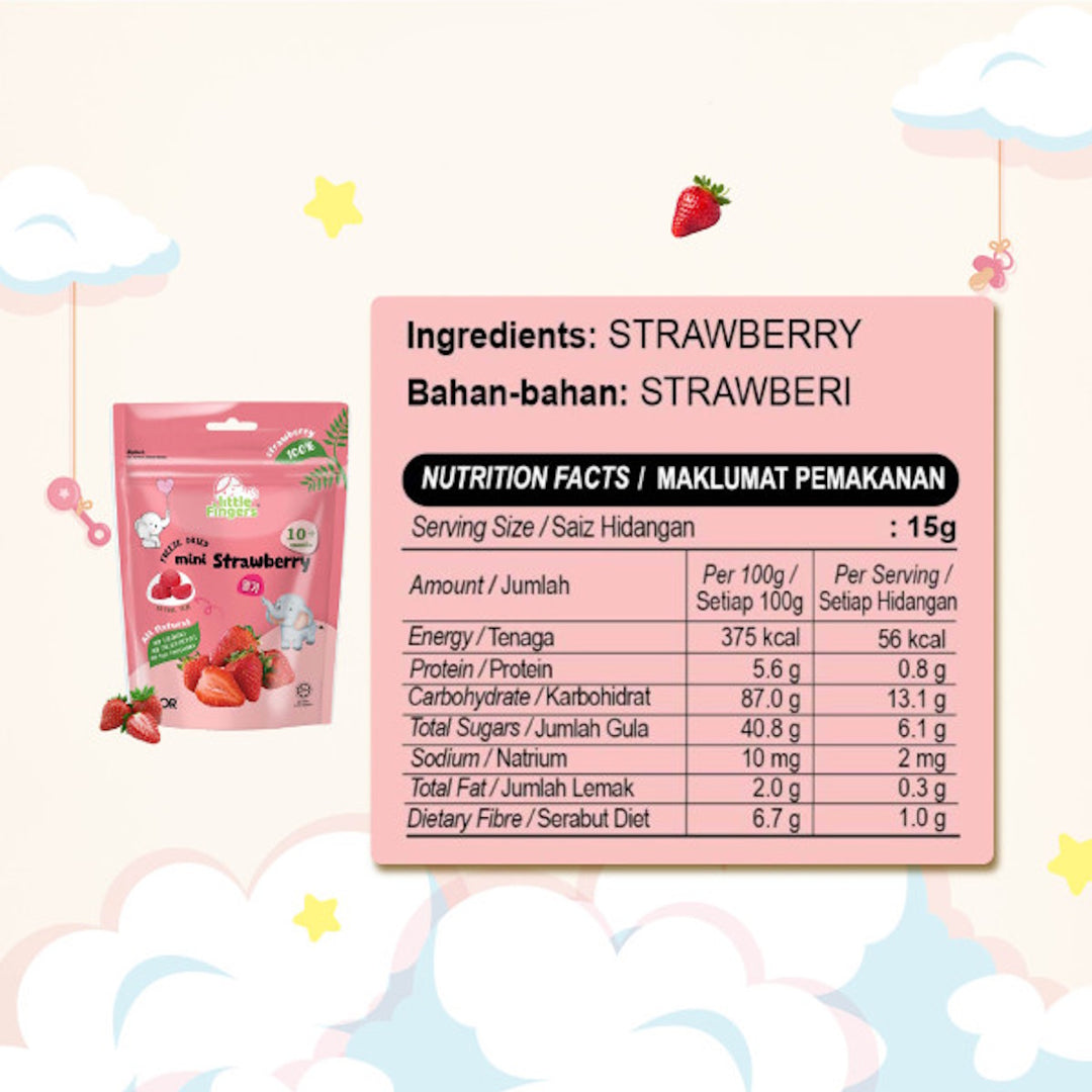 Little Fingers Freeze Dried Mini Fruit 15g (10 months+)
