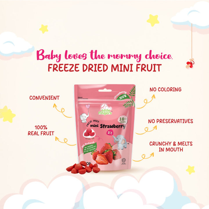 Little Fingers Freeze Dried Mini Fruit 15g (10 months+)
