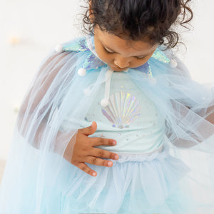 Party Series - Long Cape in Blue
