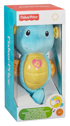 Soothe and Glow Seahorse blue packaging showing 0+ age grade