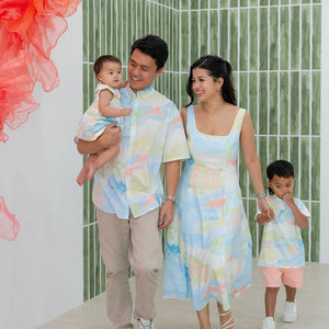 Heritage Series - Baby Girl Jersey Dress in MBS Watercolour Print