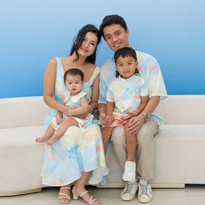 Heritage Series - Baby Girl Jersey Dress in MBS Watercolour Print