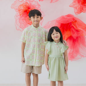 Heritage Series - Girls Cheongsam in Jade