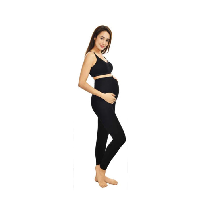 Lunavie Maternity Support Leggings Black