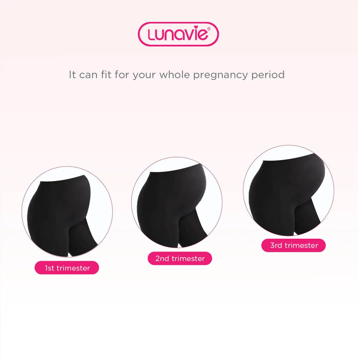 Lunavie Maternity Support Leggings Black