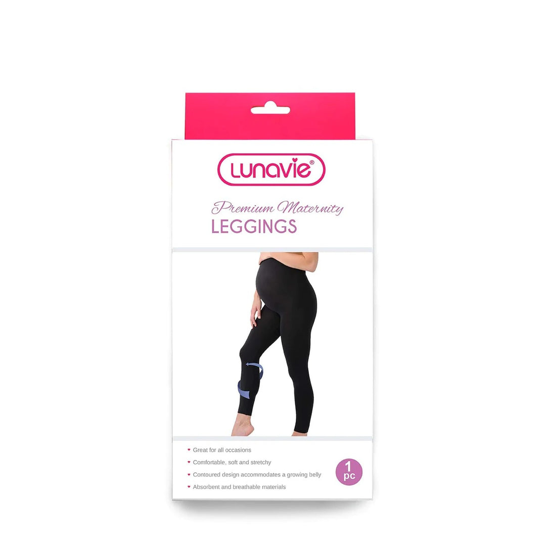 Lunavie Maternity Support Leggings Black