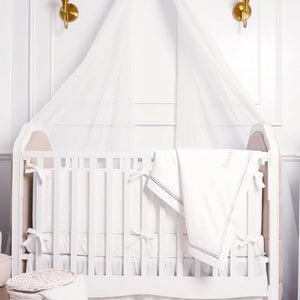 Luxury Mulberry Silk Baby Duvet - Platinum White - Count & Countess