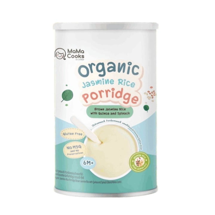 Mama Cooks Organic Baby Porridge Brown Jasmine Rice 180g