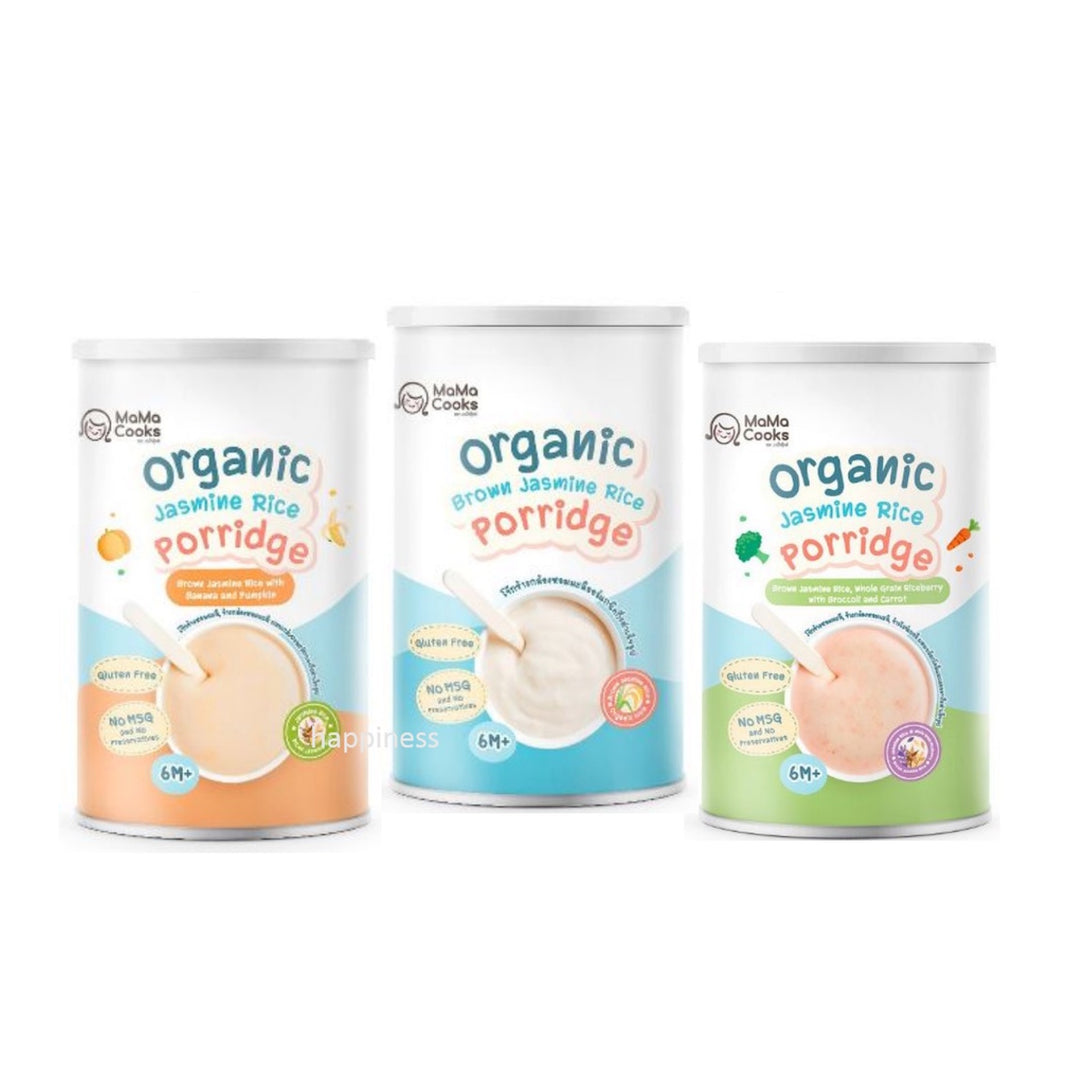 Mama Cooks Organic Baby Porridge Brown Jasmine Rice 180g