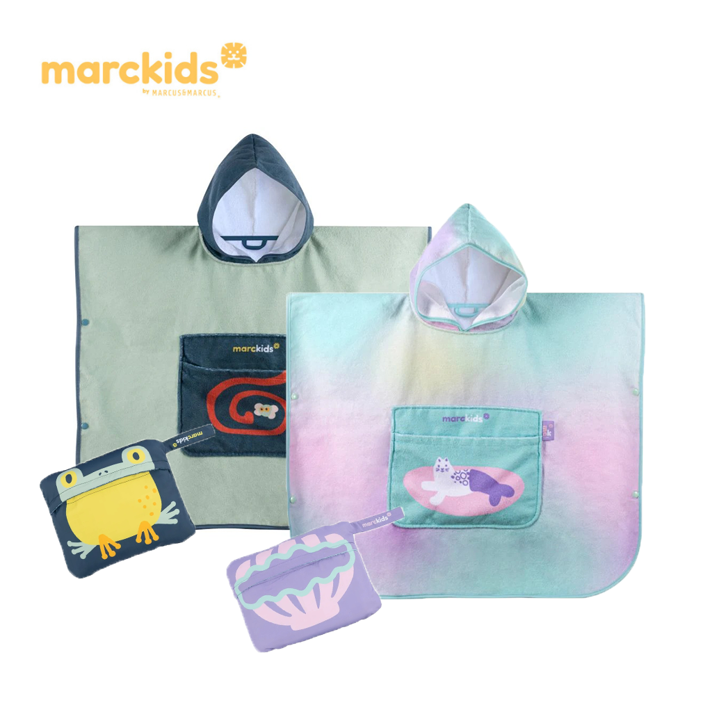 Marckids Pocketpack Kid Beach Hooded Towel