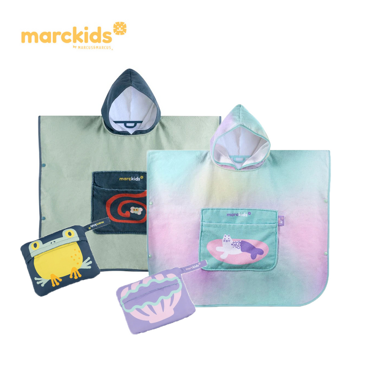 Marckids Pocketpack Kid Beach Hooded Towel
