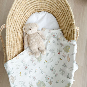 KAYS + KINS Bamboo Swaddle - Meadow Magic