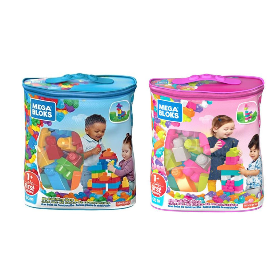 Fisher-Price Mega Bloks Big Building Bag (60pcs)