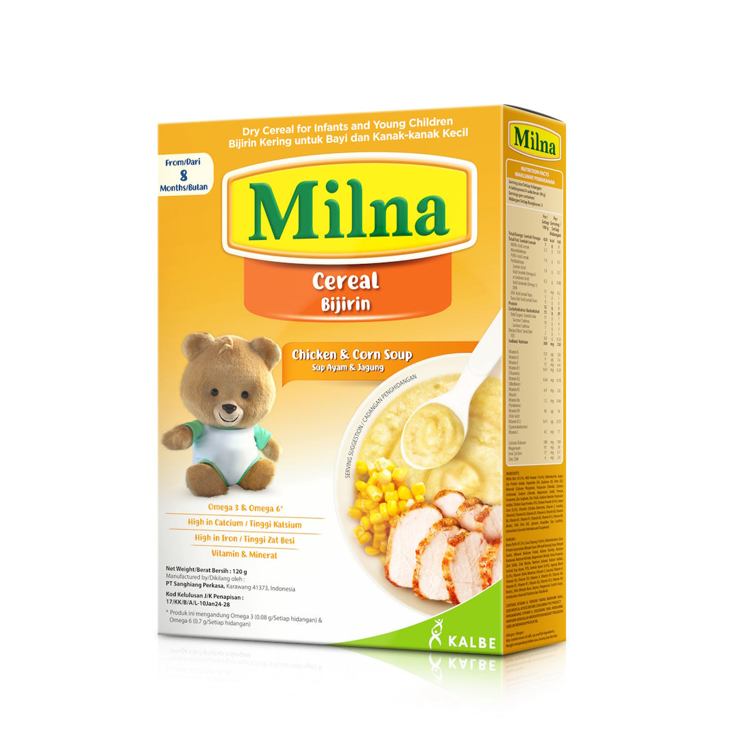Milna Baby Cereal 120g (8m+) - Chicken & Corn Soup