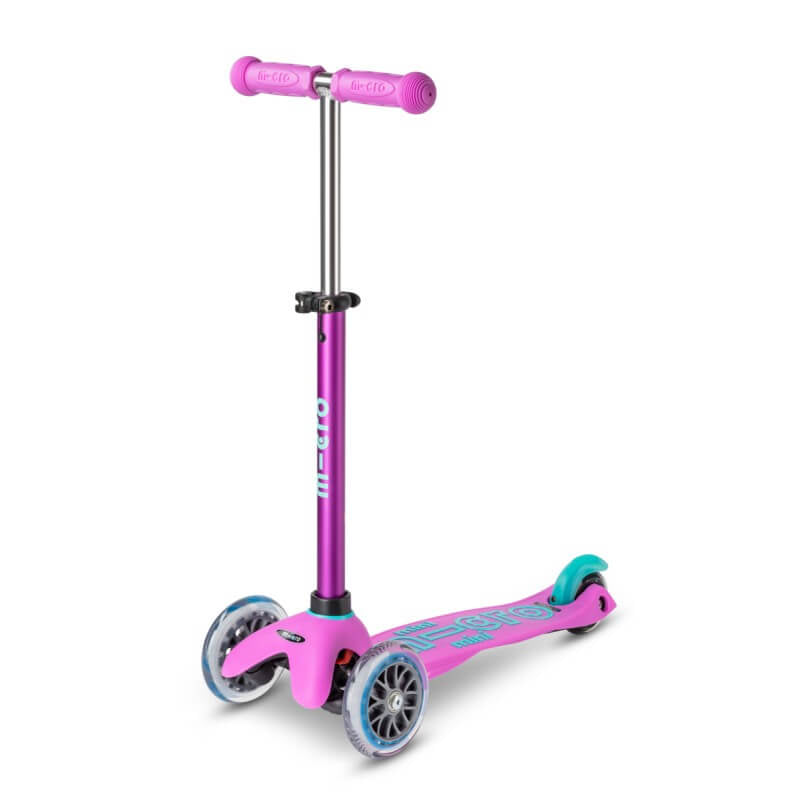 Micro Mini Deluxe three-wheel scooter in lavender