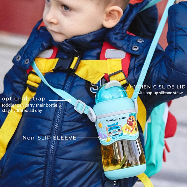 Marcus & Marcus 2-stage Tritan Straw Bottle 420ml