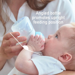 Marcus & Marcus Silicone Angled Feeding Bottle & Breast Pump