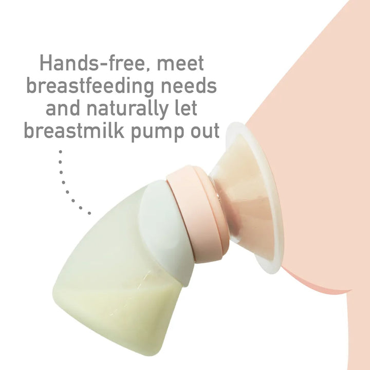 Marcus & Marcus Silicone Angled Feeding Bottle & Breast Pump