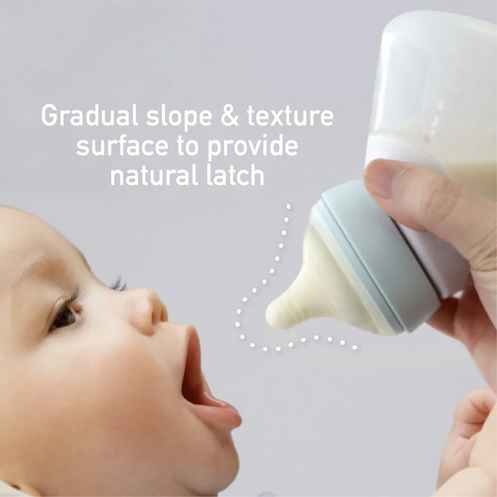 Marcus & Marcus Silicone Angled Feeding Bottle & Breast Pump
