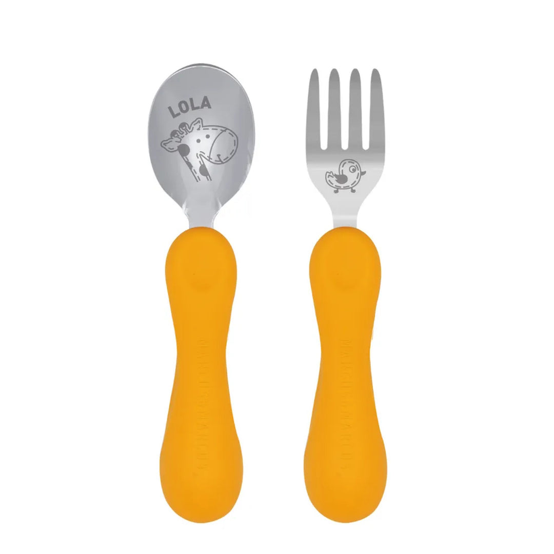 Marcus & Marcus Easy Grip Fork & Spoon Set