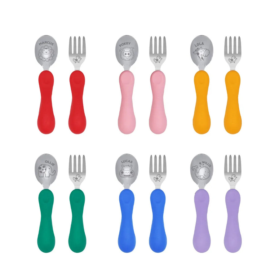 Marcus & Marcus Easy Grip Fork & Spoon Set