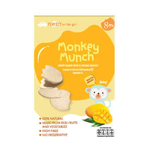 Monkey Munch Crispy Baked Fruit & Vege Munch 28g (8m+)