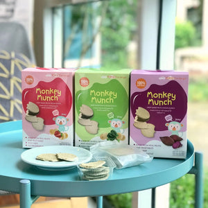 Monkey Munch Crispy Baked Fruit & Vege Munch 28g (8m+)