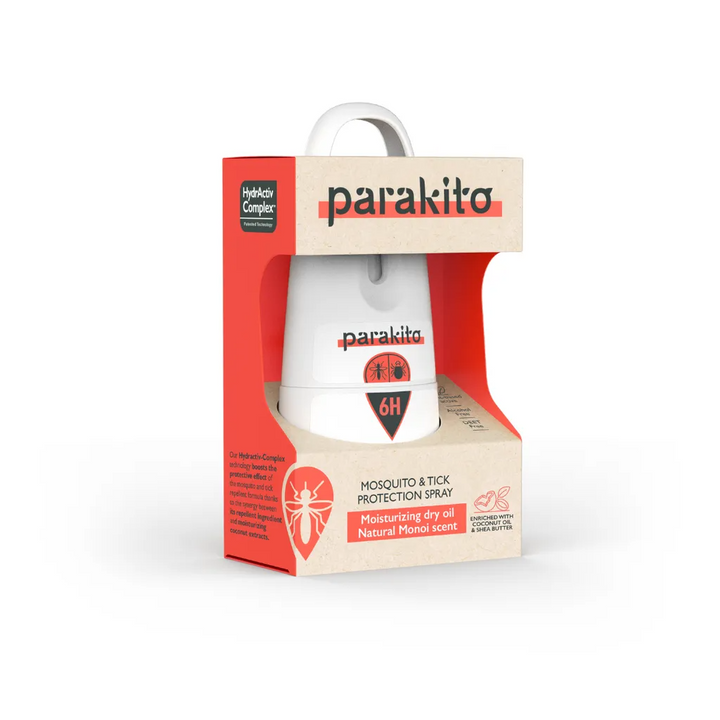 PARA’KITO® MOSQUITO & TICK PROTECTION SPRAY - MOSTURIZING DRY OIL 75ML