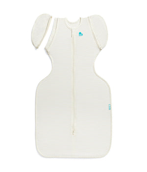 Transition Bag 0.2 TOG Cotton Tan Breton Stripe front with zip-off wings