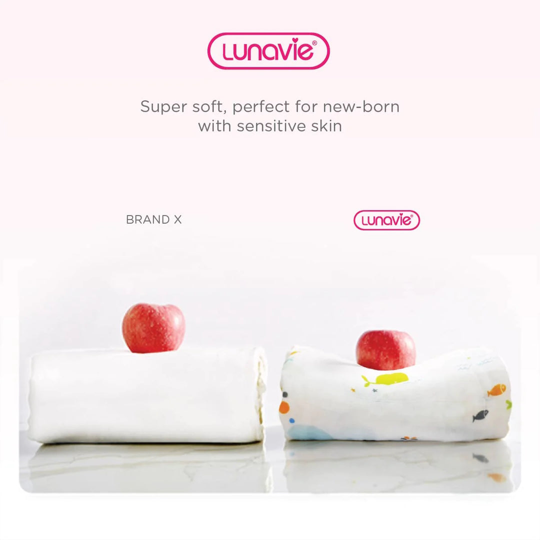 Lunavie Bamboo Muslin Swaddle