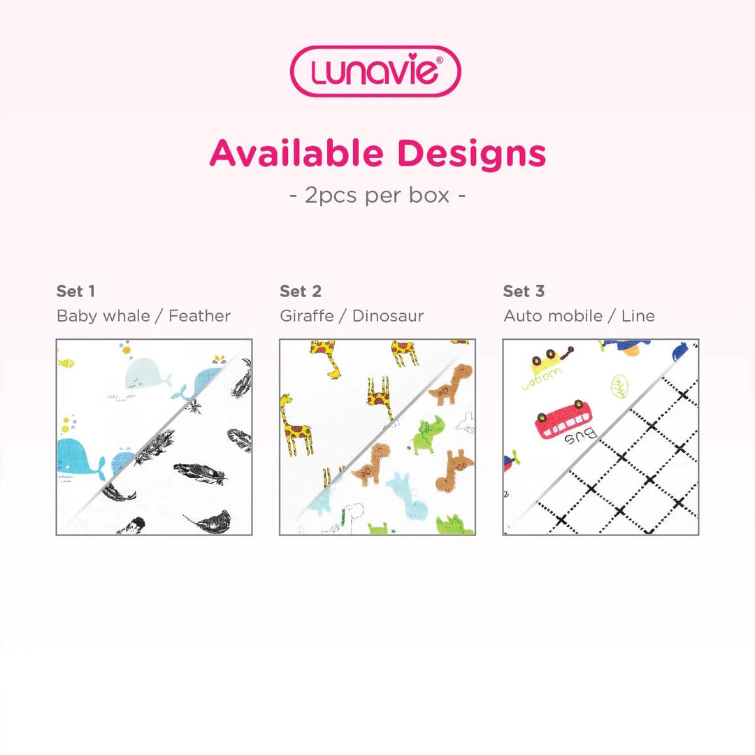 Lunavie Bamboo Muslin Swaddle