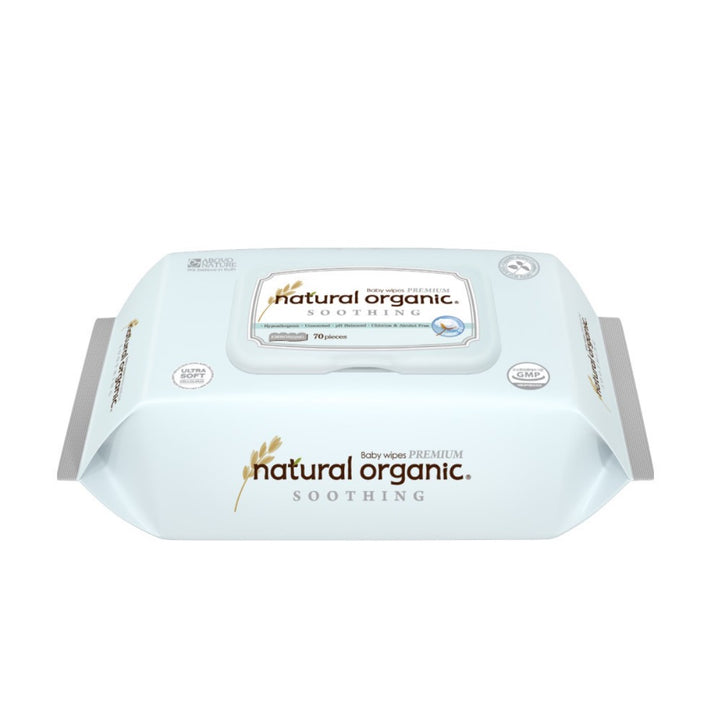 Natural Organic Soothing Premium Plain Cap 70 Sheets
