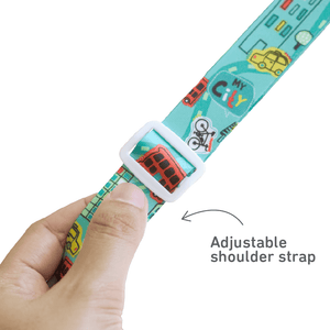 Nuby Bottle Strap City design adjustable shoulder strap buckle