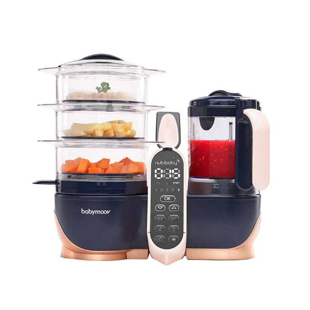 Babymoov Nutribaby+ XL Baby Food Processor- Rose Gold Limited Edition