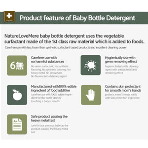 Nature Love Mere Baby Bottle Cleanser Liquid (Lemon Lime Oil)