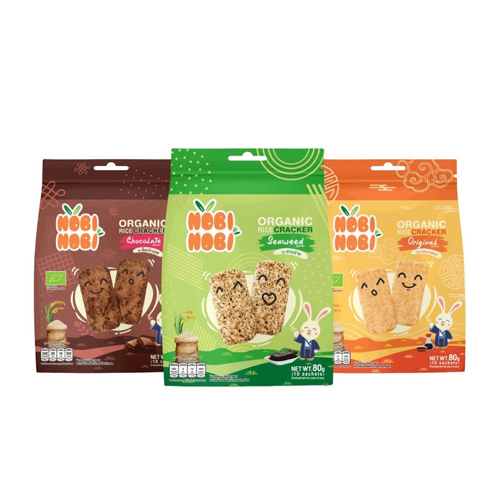 Nobi Nobi Rice Cracker (1 year old +)