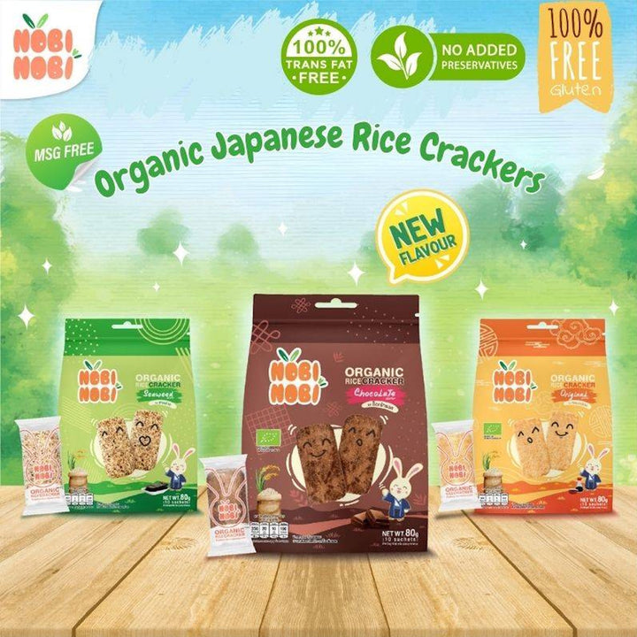 Nobi Nobi Rice Cracker (1 year old +)