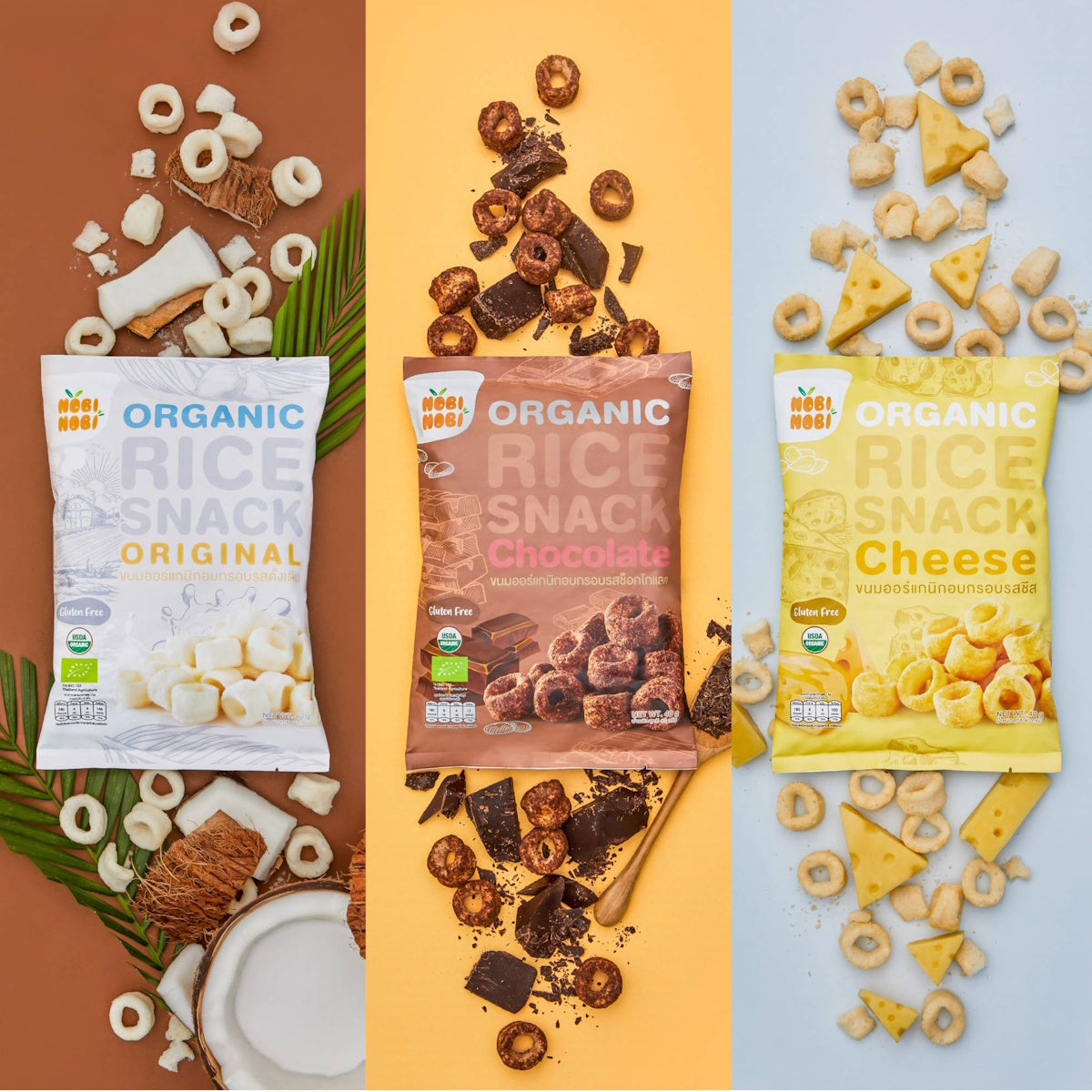 Nobi Nobi Organic Kidz Rice Snack (1 year old +) – Happikiddo